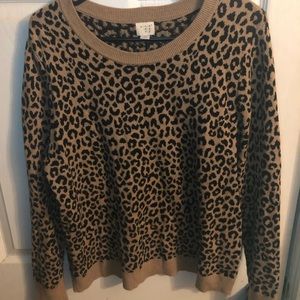 Cheetah Print Sweater